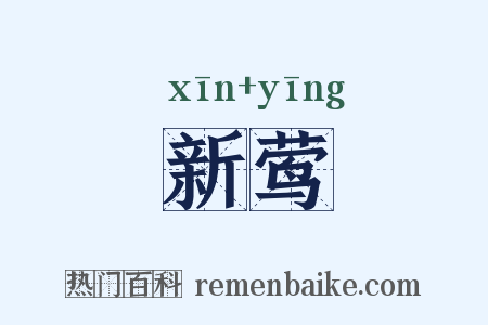 新莺是什么意思的图片